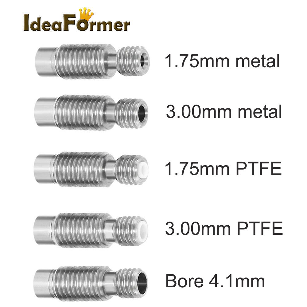 Direct Drive Extruder - 3D プリンタ E3D V6 ヒートブレークホットエンドスロート 1.75/3.0/4.1