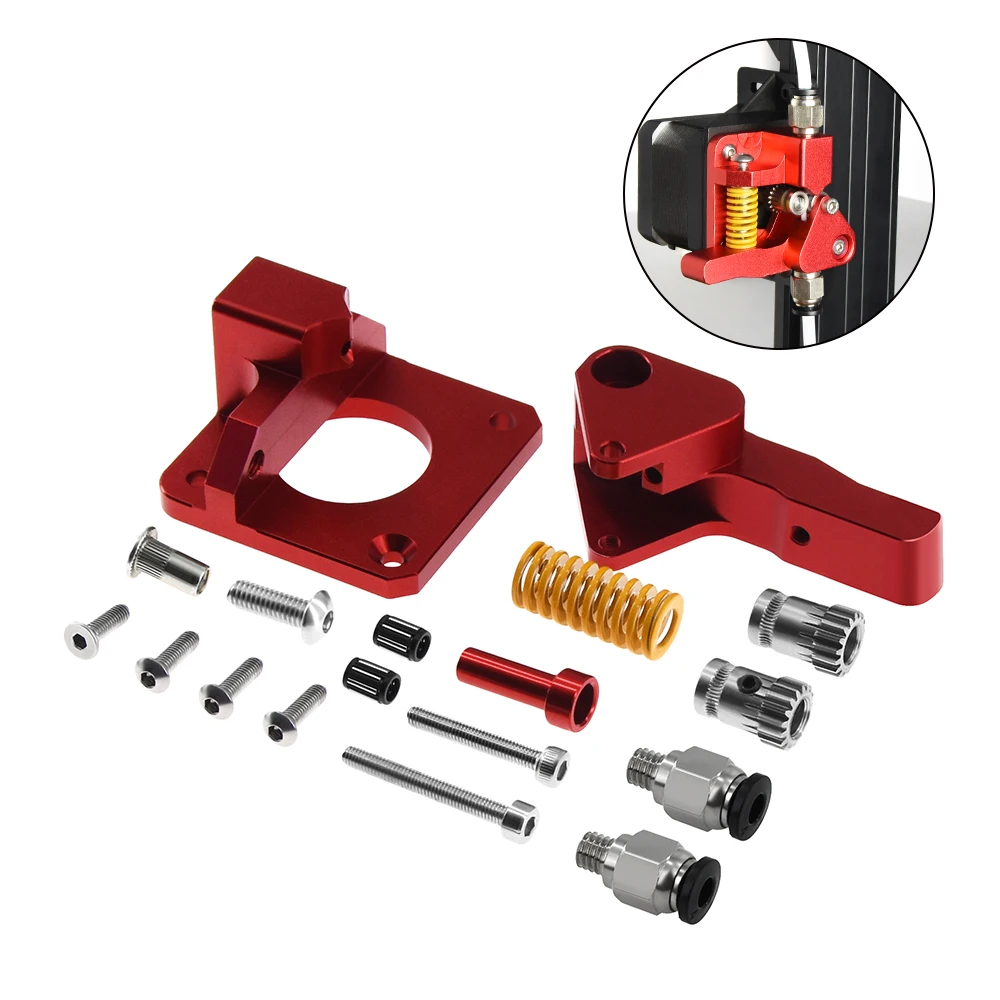 Direct Drive Extruder - 3D プリンターアクセサリー CR10 PRO エクストルーダーアップグレードされたデュアルギア MK8