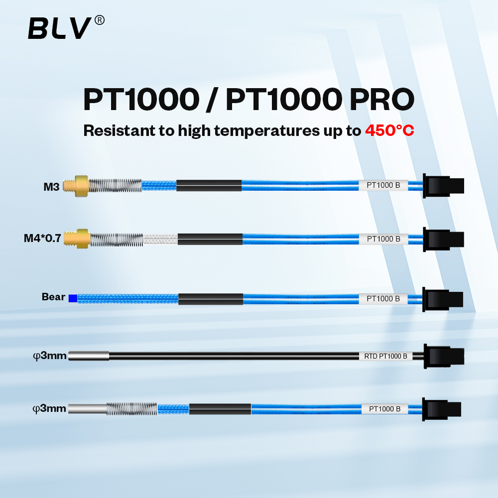 Hotend Assembly - BLV ® PT1000 サーミスタ M3 M4