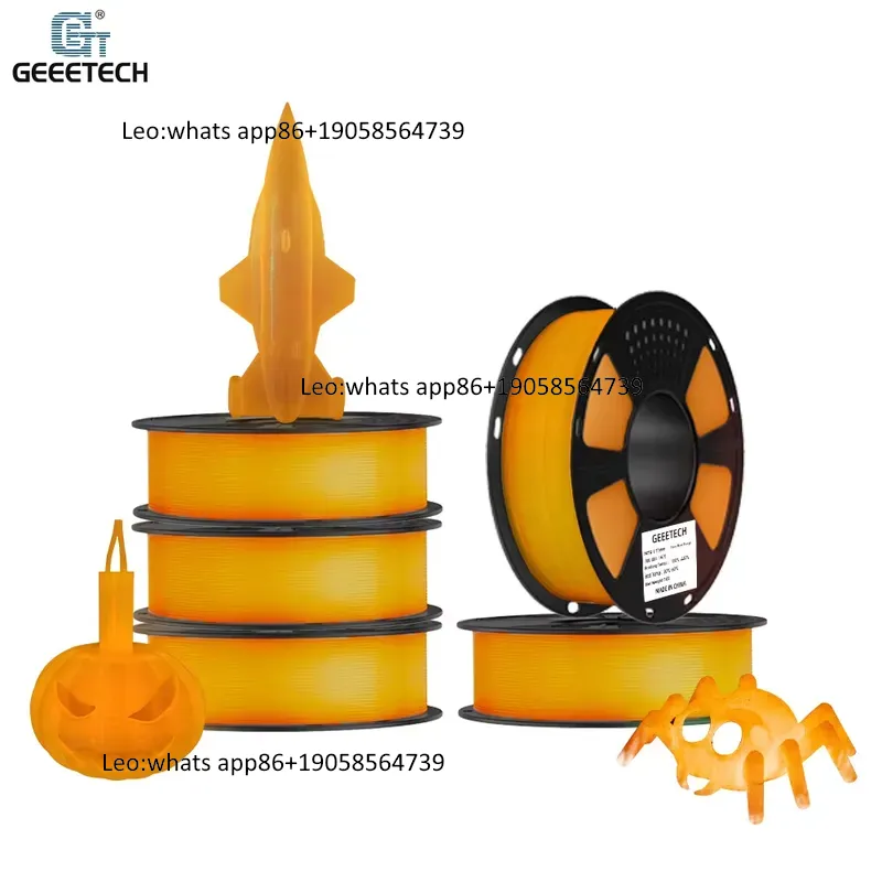 Pla Filament - Geeetech /ODM 暗闇で光るオレンジ色PLA 3Dプリンターフィラメント 1.75mm 1.4KG