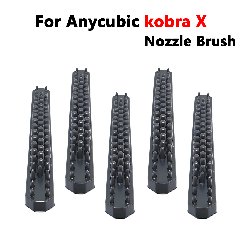 Cobra Extruder - 1-10 個 Anycubic Kobra X ノズルワイパー用強力な洗浄能力ノズルブラシコブラ