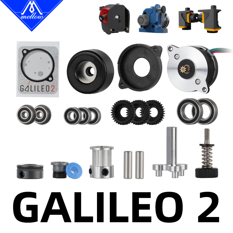 Nozzle Tungsten - Mellow galileo-ldo-押出機用3Dプリンター,Zドライブモーター,Stealthburnerツールヘッド,voron v2,g2e,g2z xl,2キット