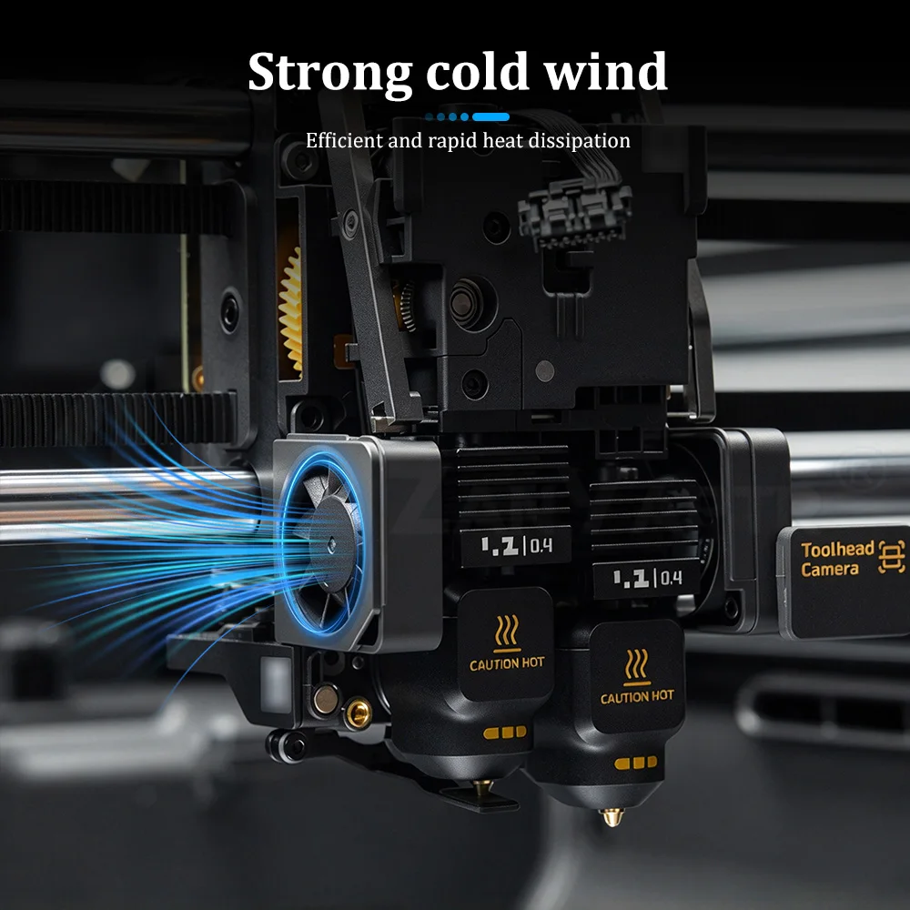 Bambu Lab X2D ホットエンド冷却ファン、左右側フ - Hotend Assembly のレビューと価格