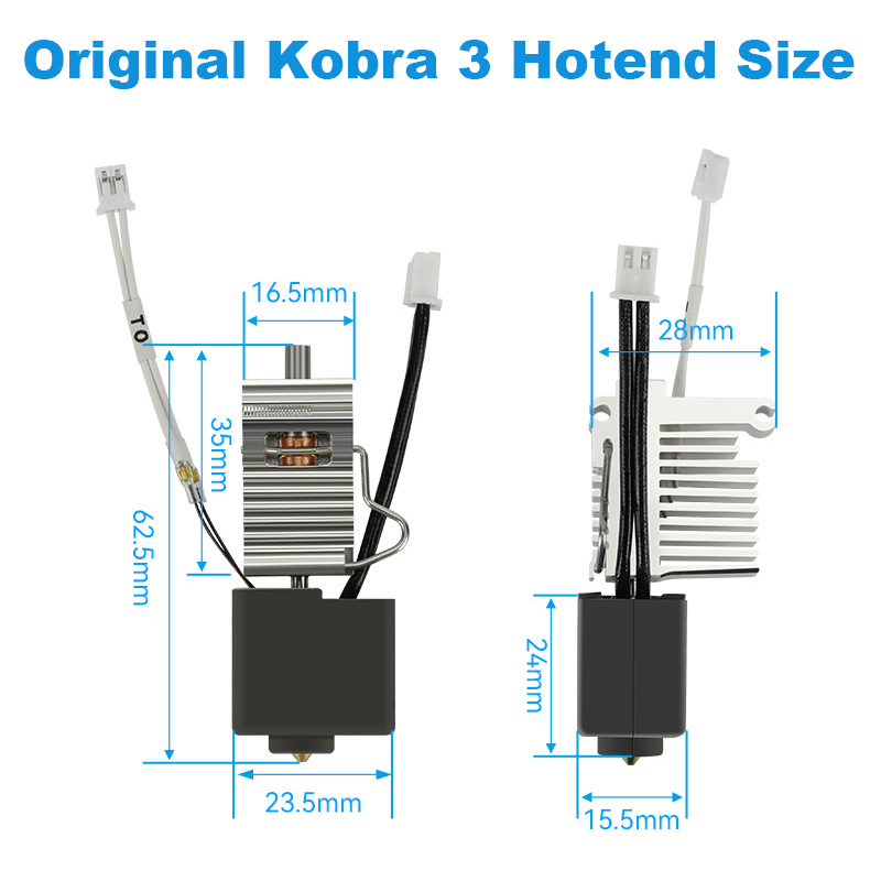 Anycubic Kobra 3 V2 Combo 3Dプリ - Hotend Assembly のレビューと価格