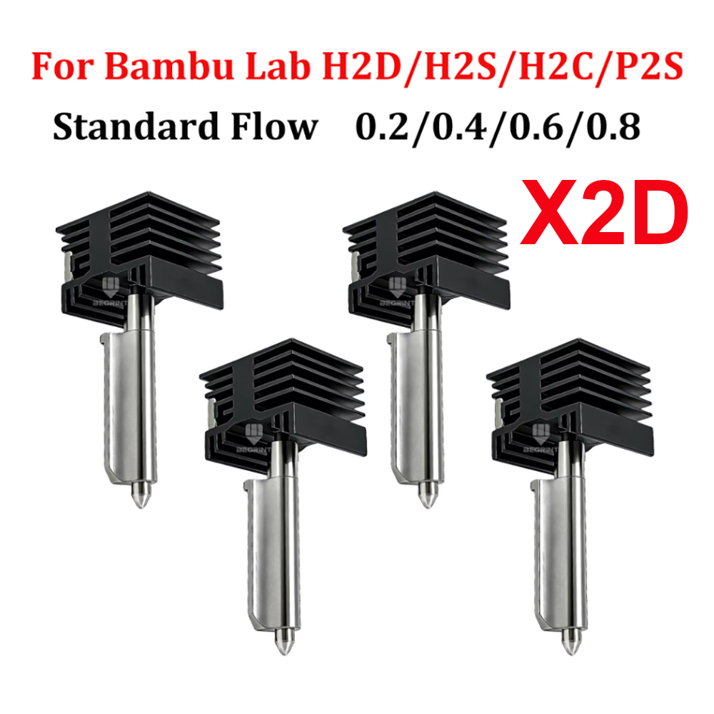 Bambu Lab P2S用X2Dホットエンド、一体型ノズル - Hotend 0.4Mm のレビューと価格