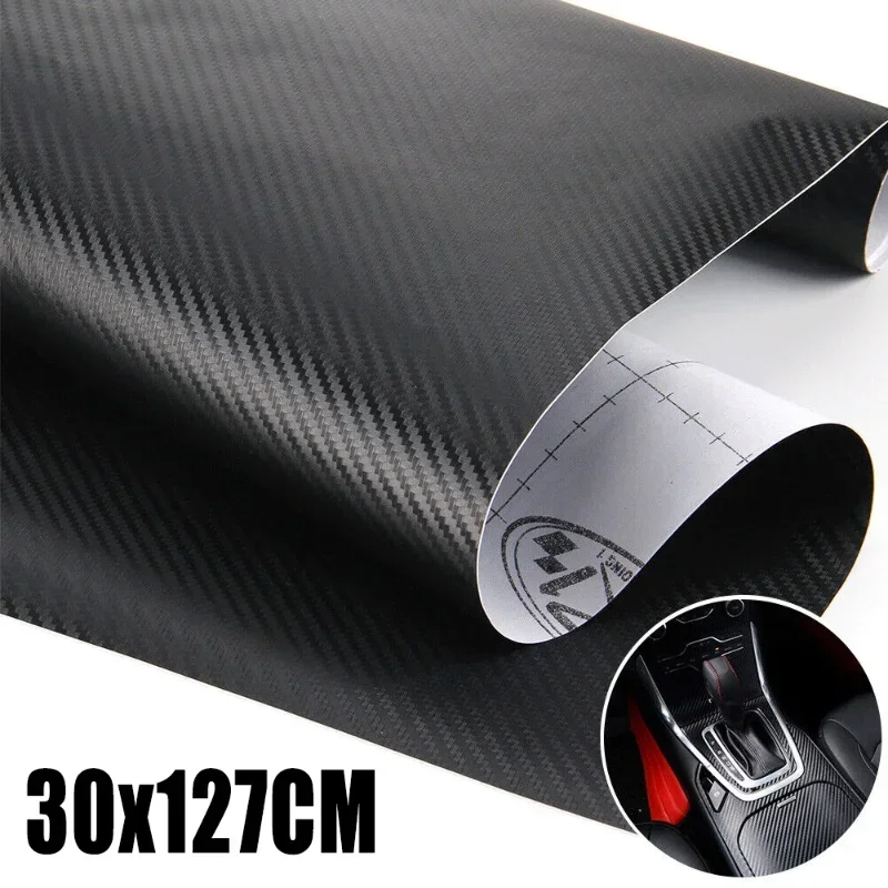 30x127cm 車用3Dカーボンファイバーロールフィルムス - Fep Film のレビューと価格
