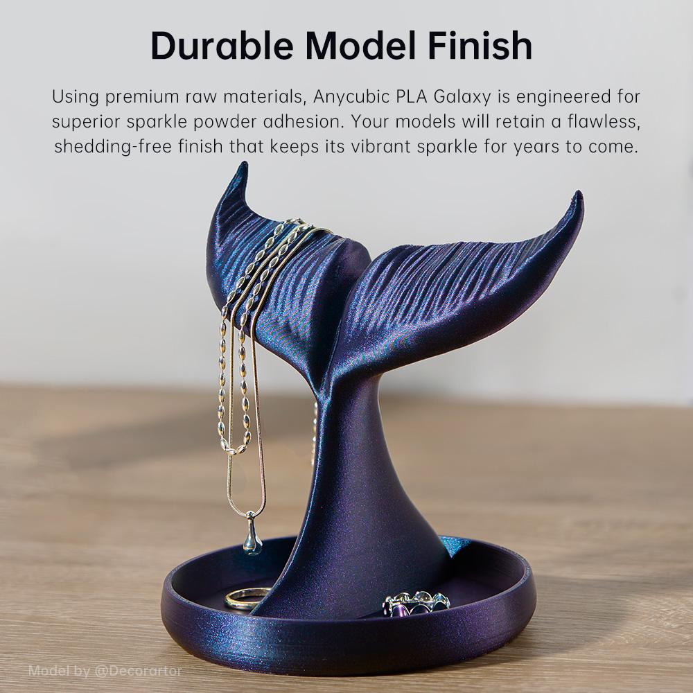 ANYCUBIC PLA Galaxyフィラメント スターリ - Filament 1.75 のレビューと価格