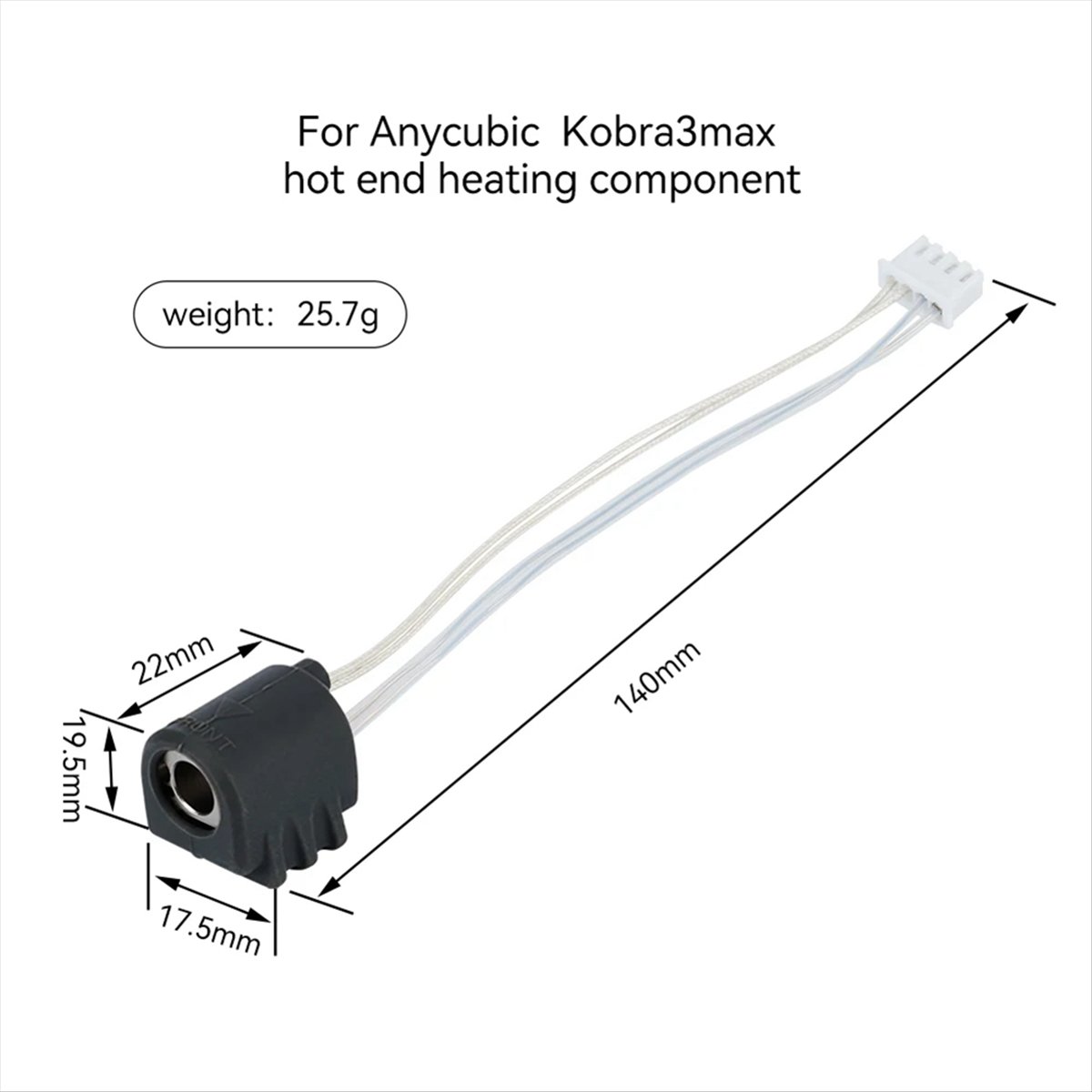 A64I 3 マックスホットエンド用統合硬化鋼ノズルサーミス - Hotend 0.4Mm のレビューと価格
