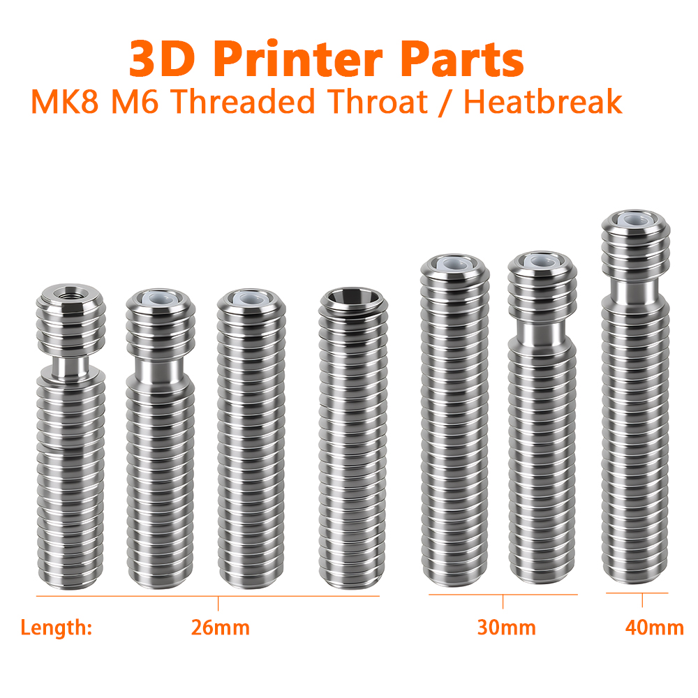 M6スロート26mm 30 mm 40mm伸縮式押出機印刷部 - Direct Drive Extruder のレビューと価格