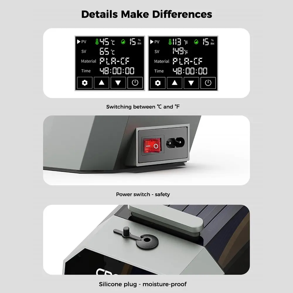 Creality Space Pi フィラメントドライヤー  - Enclosure 3D Printer のレビューと価格