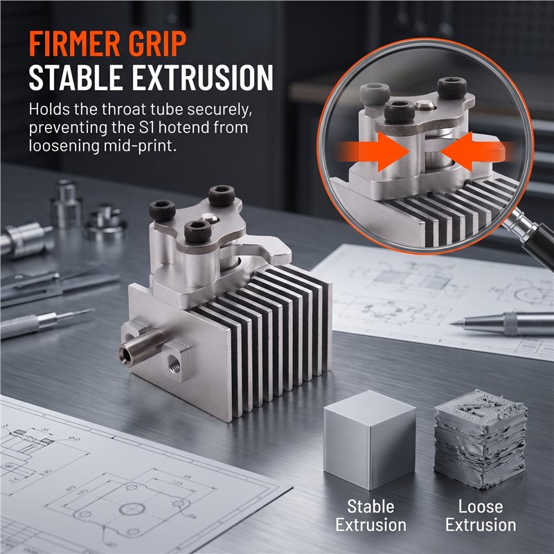 ABUO製：Anycubic Kobra S1 Comboに - Hotend Assembly のレビューと価格