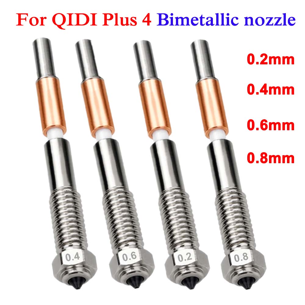 QIDI Plus 4 バイメタルノズル 0.2mm 0.4 - Hotend 0.4Mm のレビューと価格