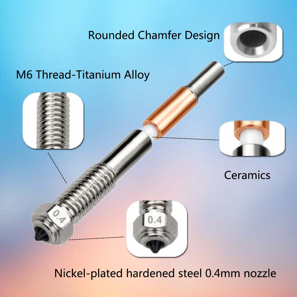 QIDI Plus 4 バイメタルノズル 0.2mm 0.4 - Hotend 0.4Mm のレビューと価格