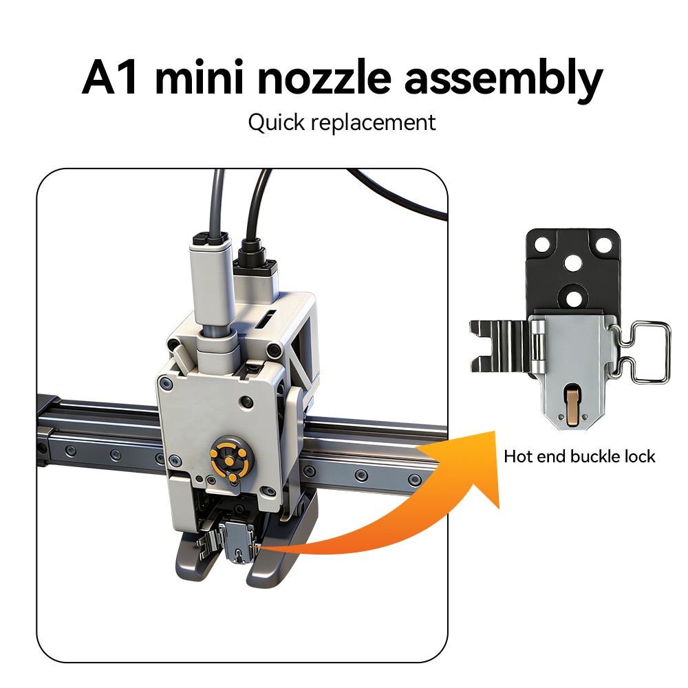 Bambu Lab A1/A1 Miniホットエンドマウント - Hotend Assembly のレビューと価格