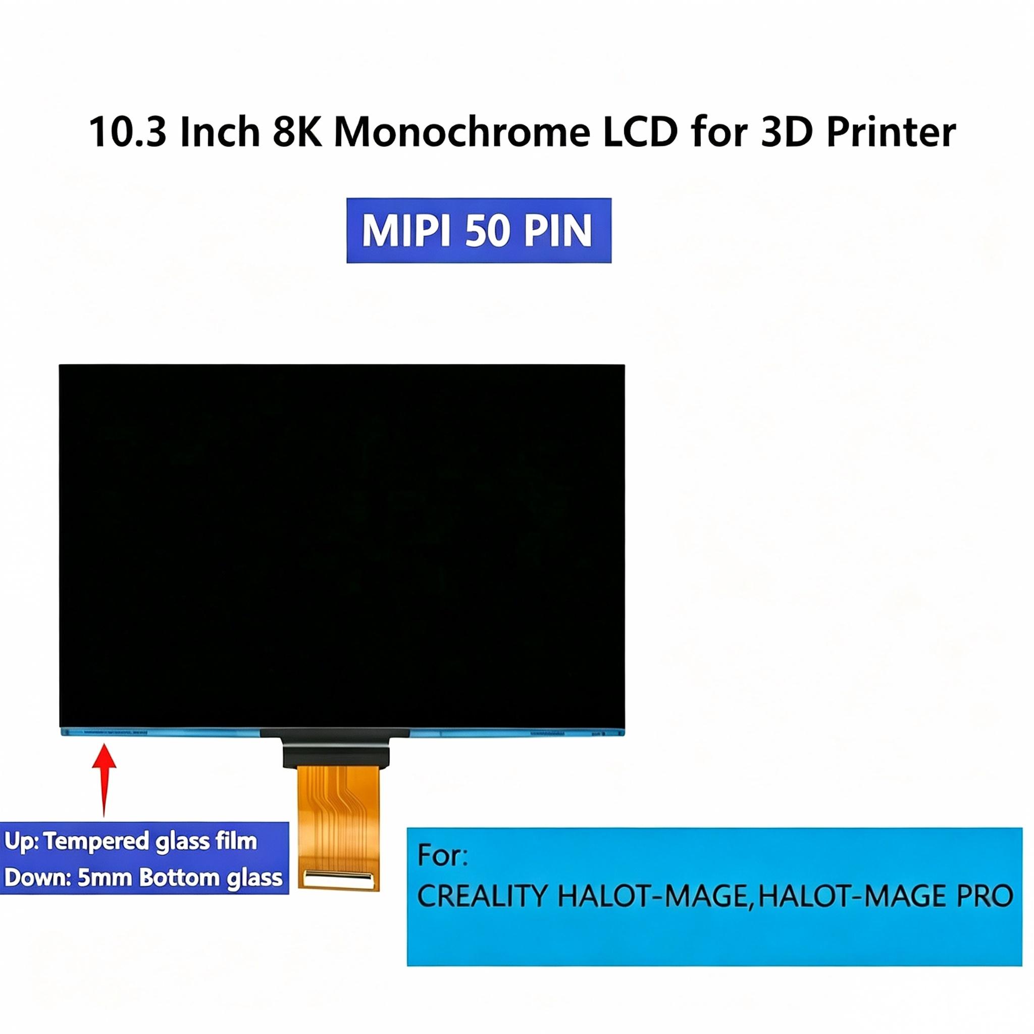 10.3インチ 8KモノクロLCDスクリーン、MIPI 50 - Resin Printer のレビューと価格